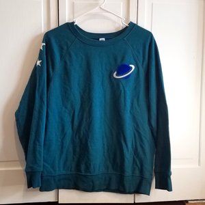 Old Navy Crewneck Sweatshirt Planet Stars